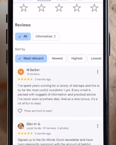 Reviews