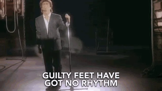 Guilt feet gif