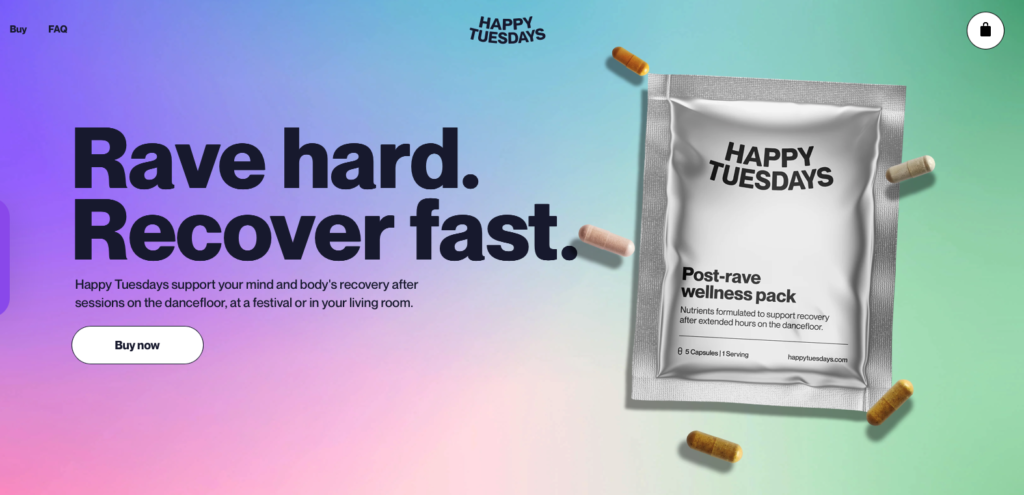 Happy Tuesdays copy example