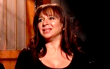 Laughing then serious gif