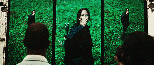 Hunger games salute gif