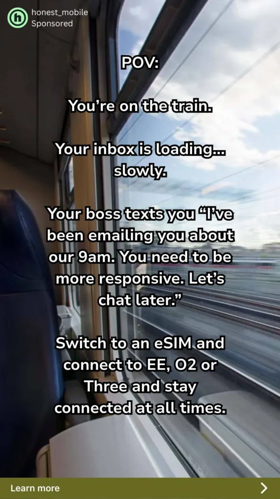 Honest Mobile PAS ad