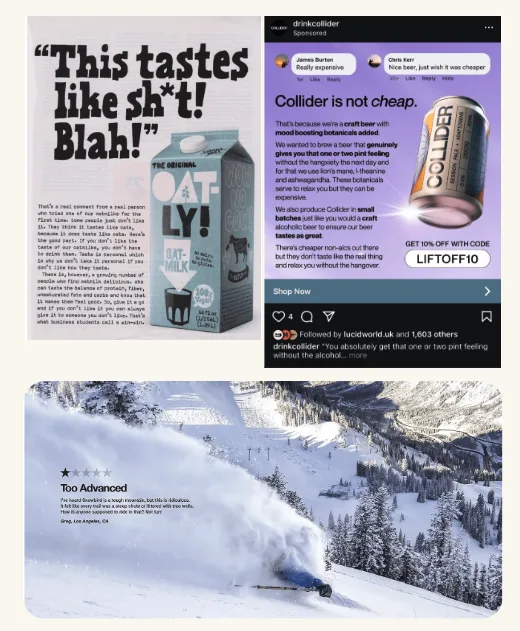 Bad review trend examples