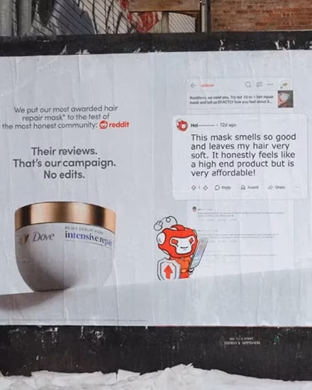 Dove Reddit Campaign