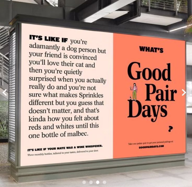 Good Pair Days — Good Pair Days’ sneaky smart copy