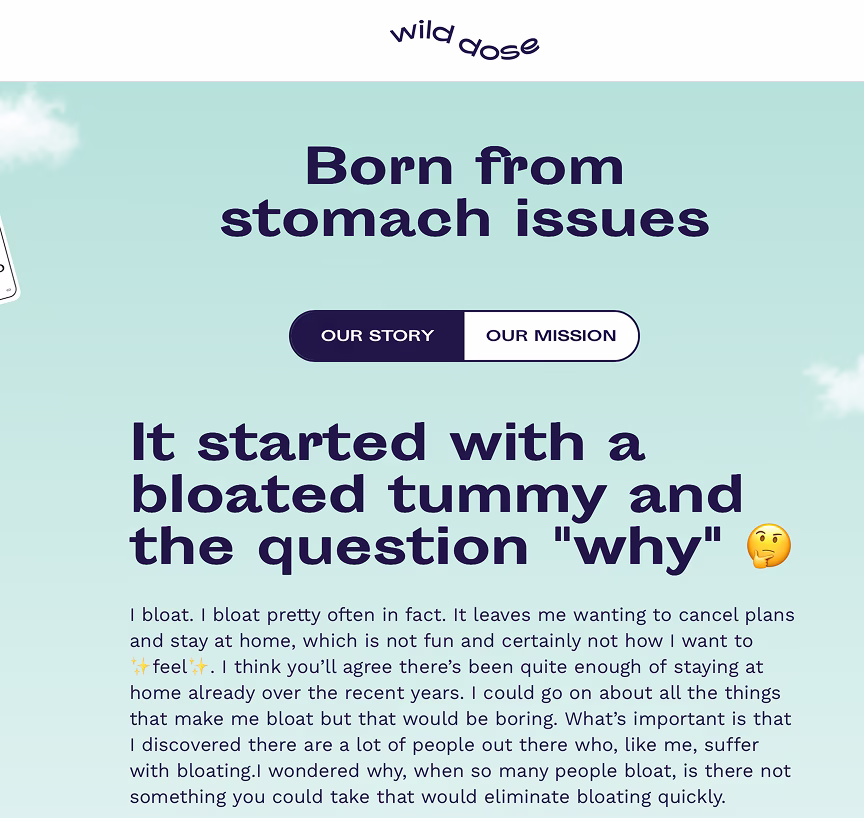 Wild Dose — Wild Dose’s just-like-you brand story