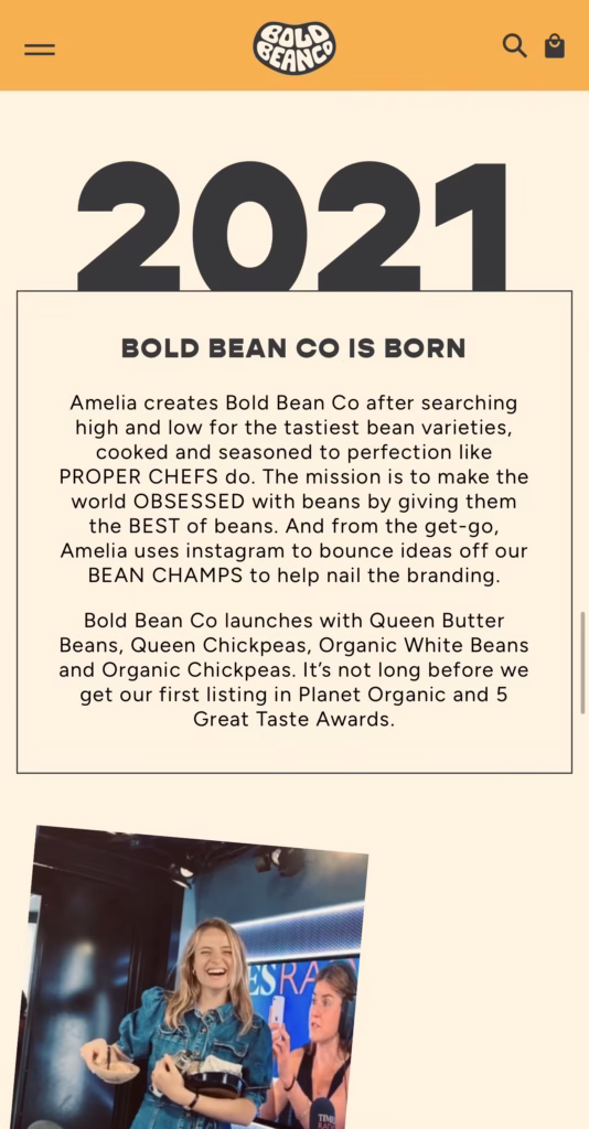 Bold Bean Co’s distinctive brand language