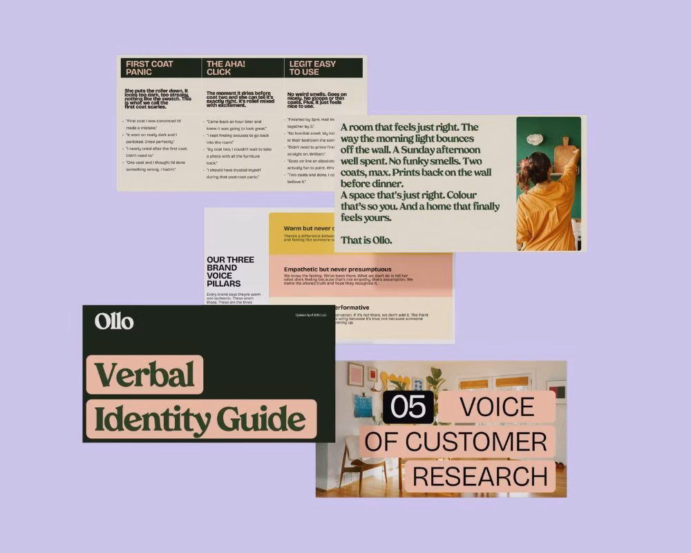 Verbal identity strategy document