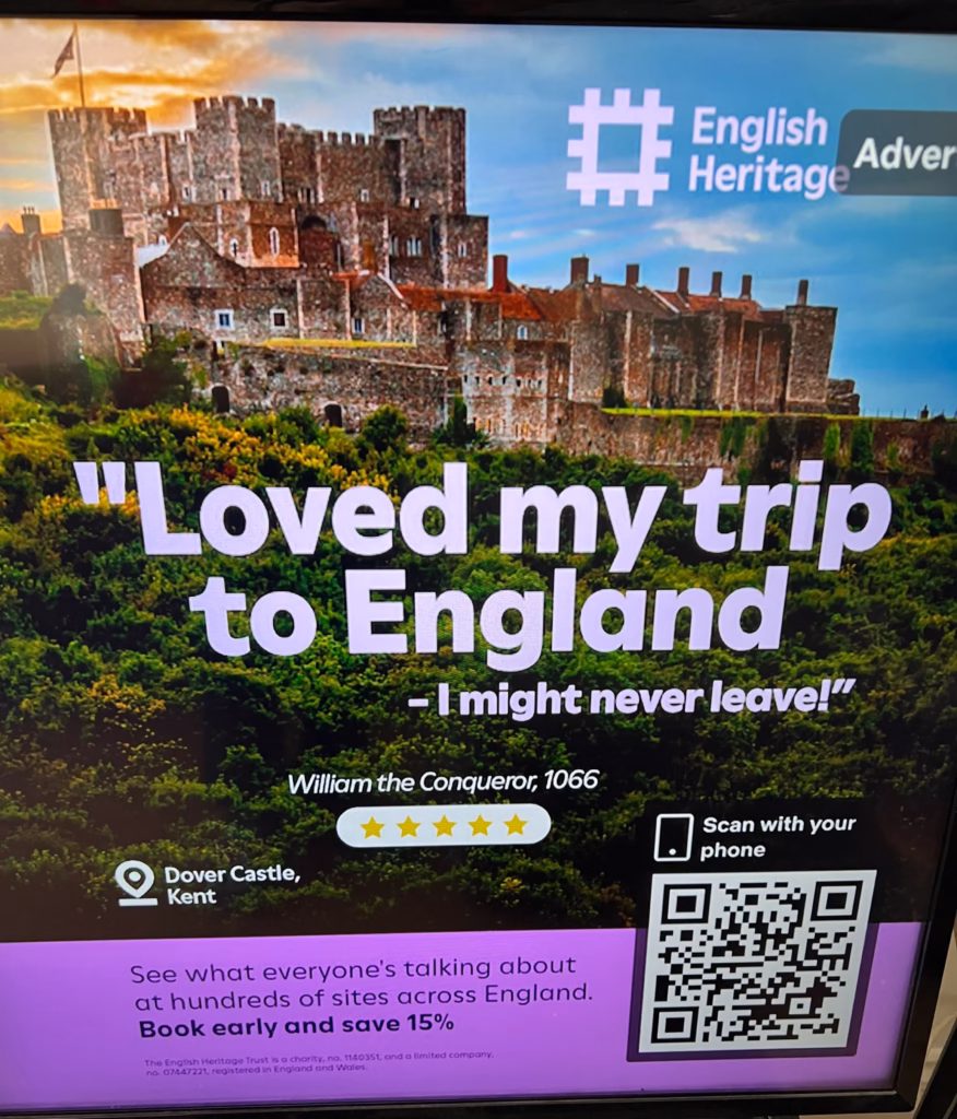 English Heritage’s clever history buff copy