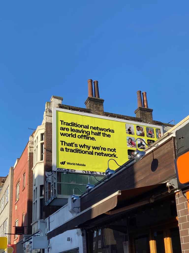World Mobile billboard messaging
